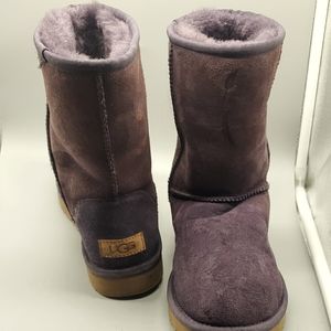 Womens Used Purple Short Ugg Boots size 8
